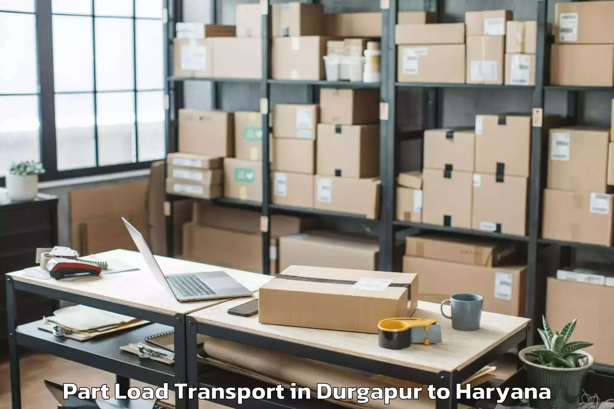 Hassle-Free Durgapur to Mahendragarh Part Load Transport